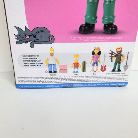 Groundskeeper Willie The Simpsons Jakks 5 in Action Figure - NEW SEALED BOX - Picture 6 of 14